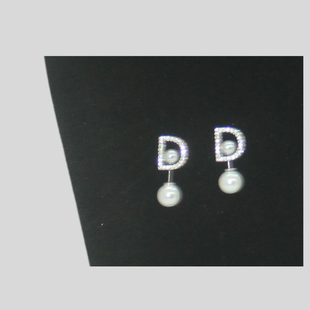 Ear Top Rodium Jewellery-4.44gm