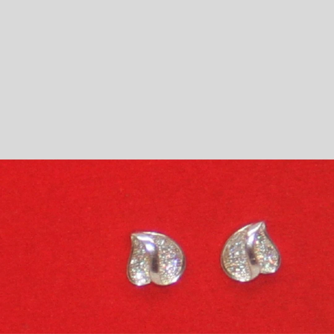 Ear Top Rodium Jewellery-2.47gm