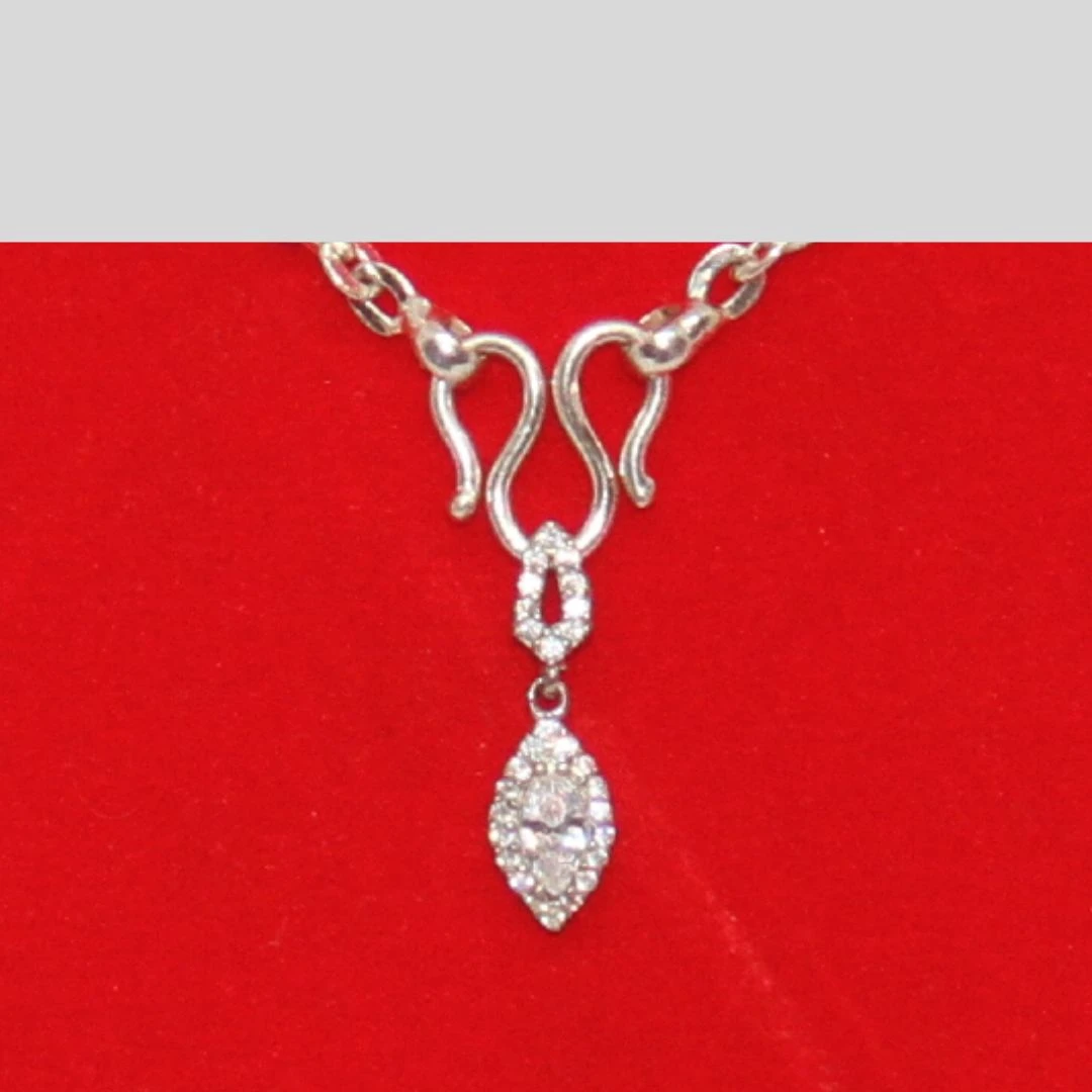 Locket Rodium Jewellery-0.71gm