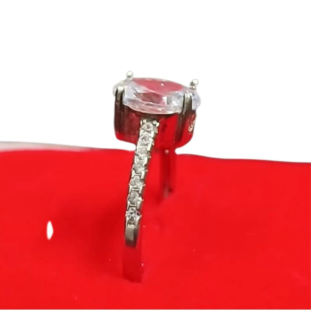 Finger Ring Rodium Jewellery-1.97gm
