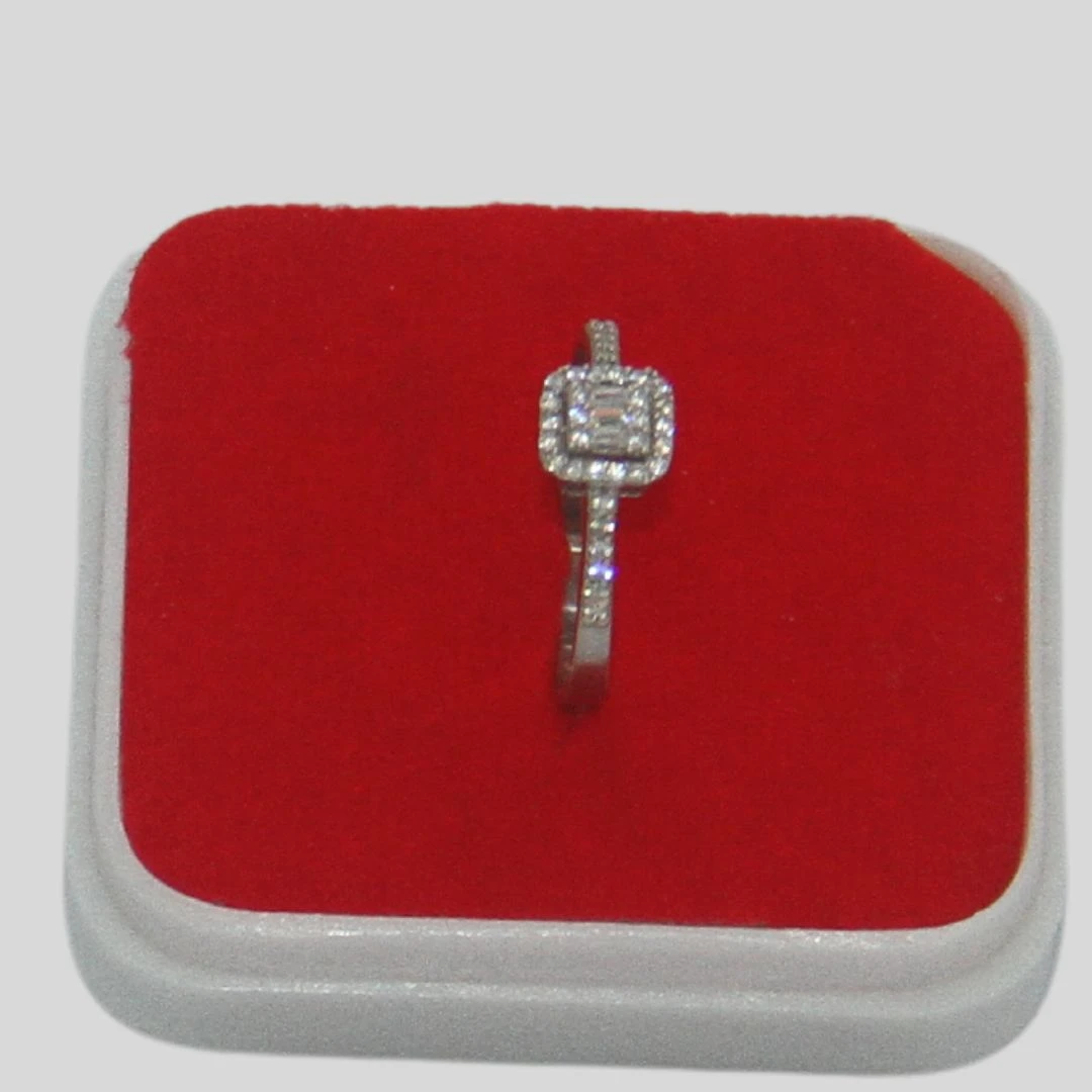 Finger Ring Rodium Jewellery-1.89gm