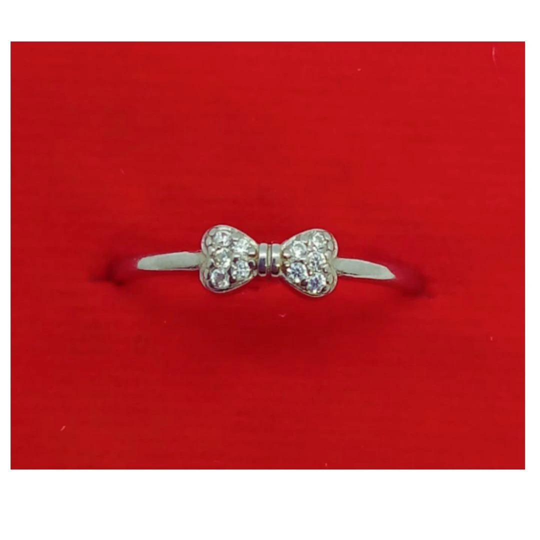 Finger Ring Rodium Jewellery-1.1gm