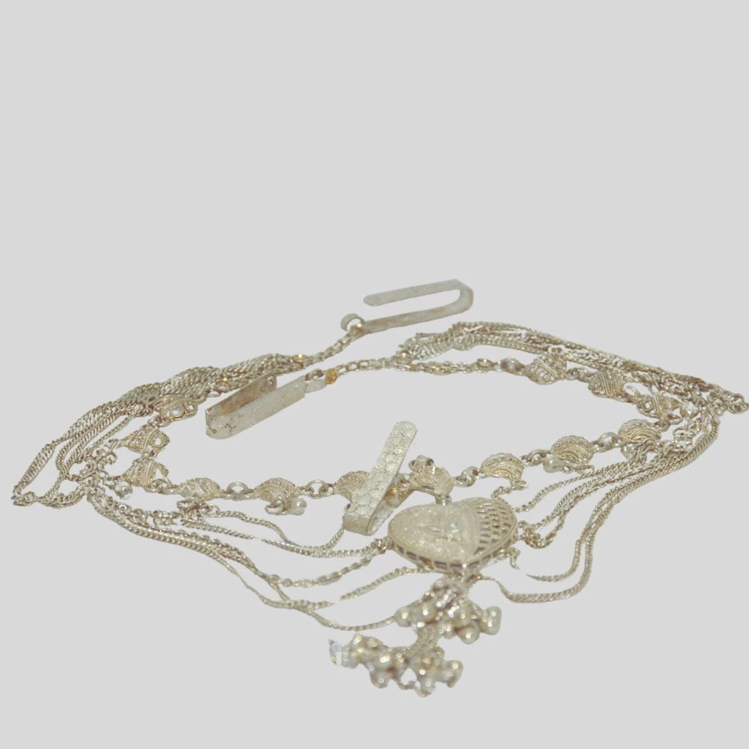 Key Ring Silver Jewellery-124.16gm